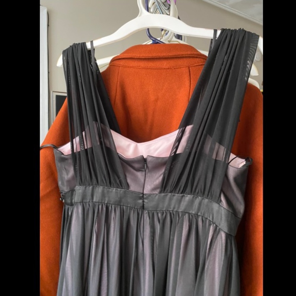 Black/ dark grey prom dress, comment for any details wanted! - Picture 4 of 5